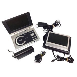 Venturer Portable DVD Player and TV Car/ Cables/Case/Chargers/Battery External